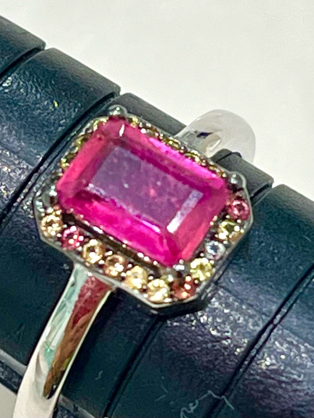 1.5ct Ruby Sapphires 14KGP Ring